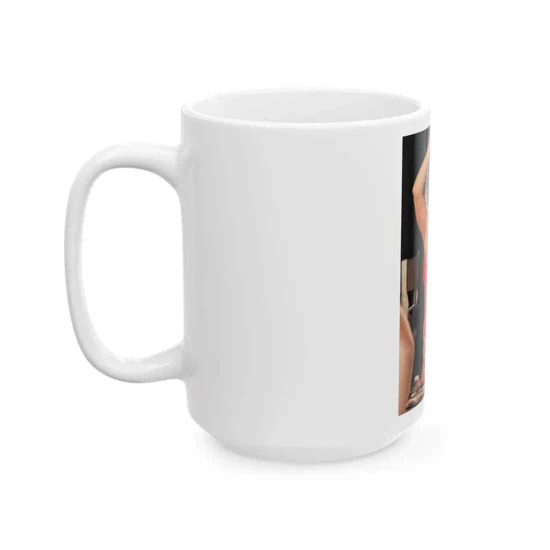 Linda Blair #269 - Partially Topless (Vintage Female Icon) White Coffee Mug - Go Mug Yourself