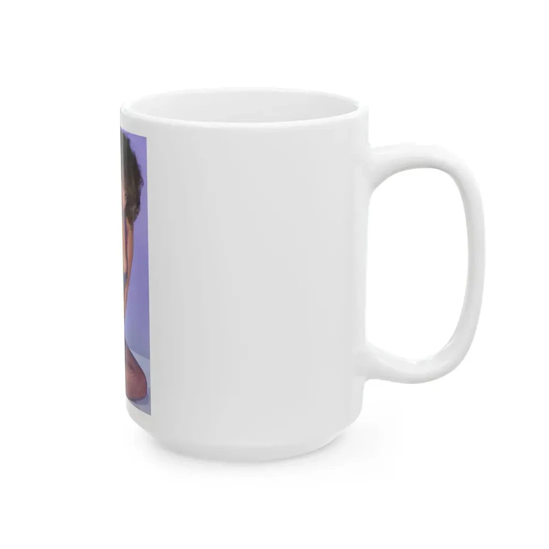 Linda Blair #270 - Partially Topless (Vintage Female Icon) White Coffee Mug - Go Mug Yourself