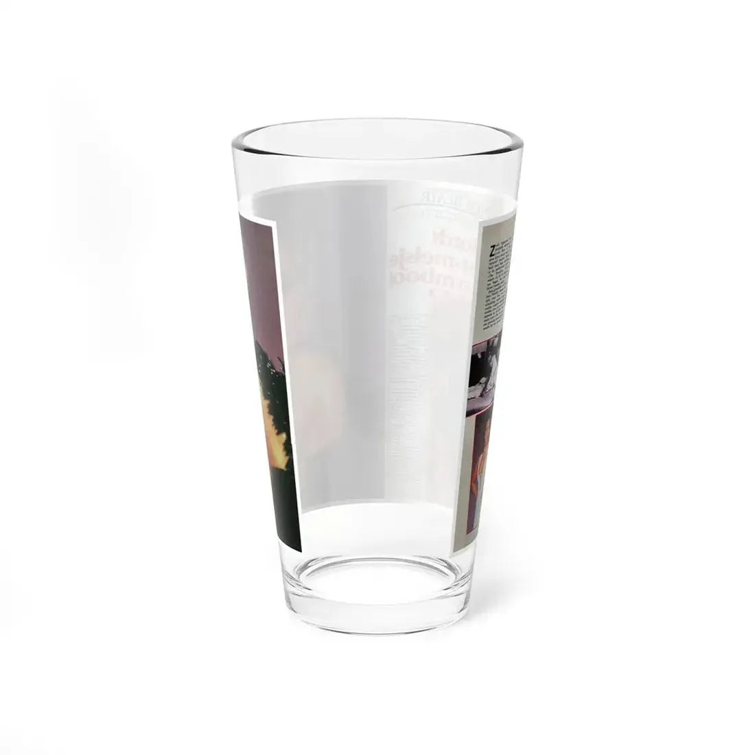 Linda Blair #272 - Kwik Mag. Spread (Vintage Female Icon) Pint Glass 16oz - Go Mug Yourself