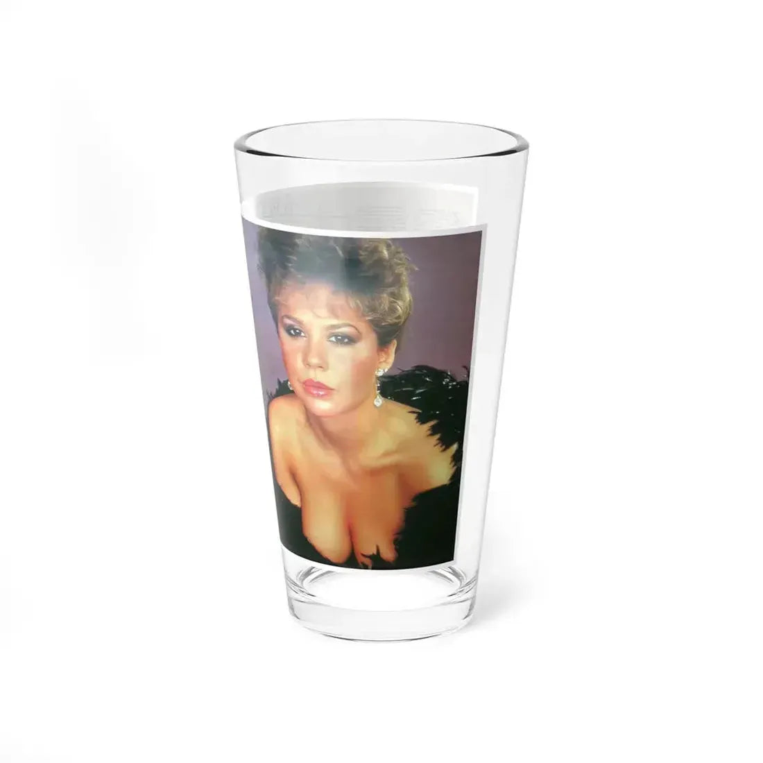 Linda Blair #272 - Kwik Mag. Spread (Vintage Female Icon) Pint Glass 16oz - Go Mug Yourself