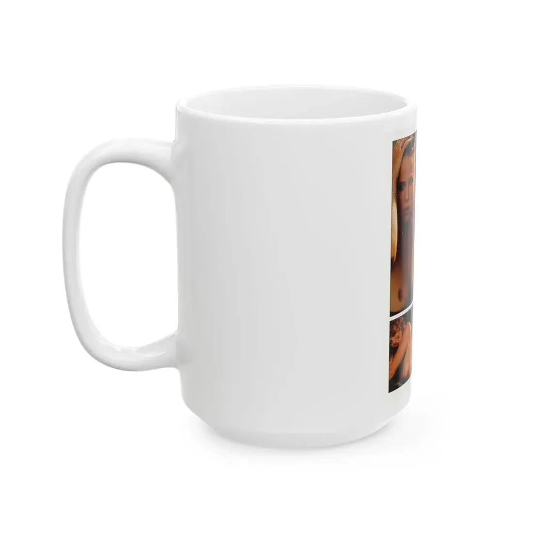 Linda Blair #300 - Celebrity Sleuth Mag. - 1 Page 4 Photos with, article (Vintage Female Icon) White Coffee Mug - Go Mug Yourself