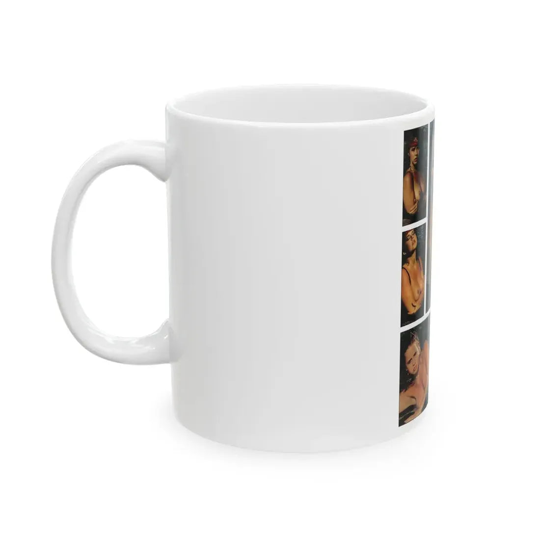 Linda Blair #302 - Celebrity Sleuth Mag. - 1 Page 4 Photos with, article (Vintage Female Icon) White Coffee Mug - Go Mug Yourself