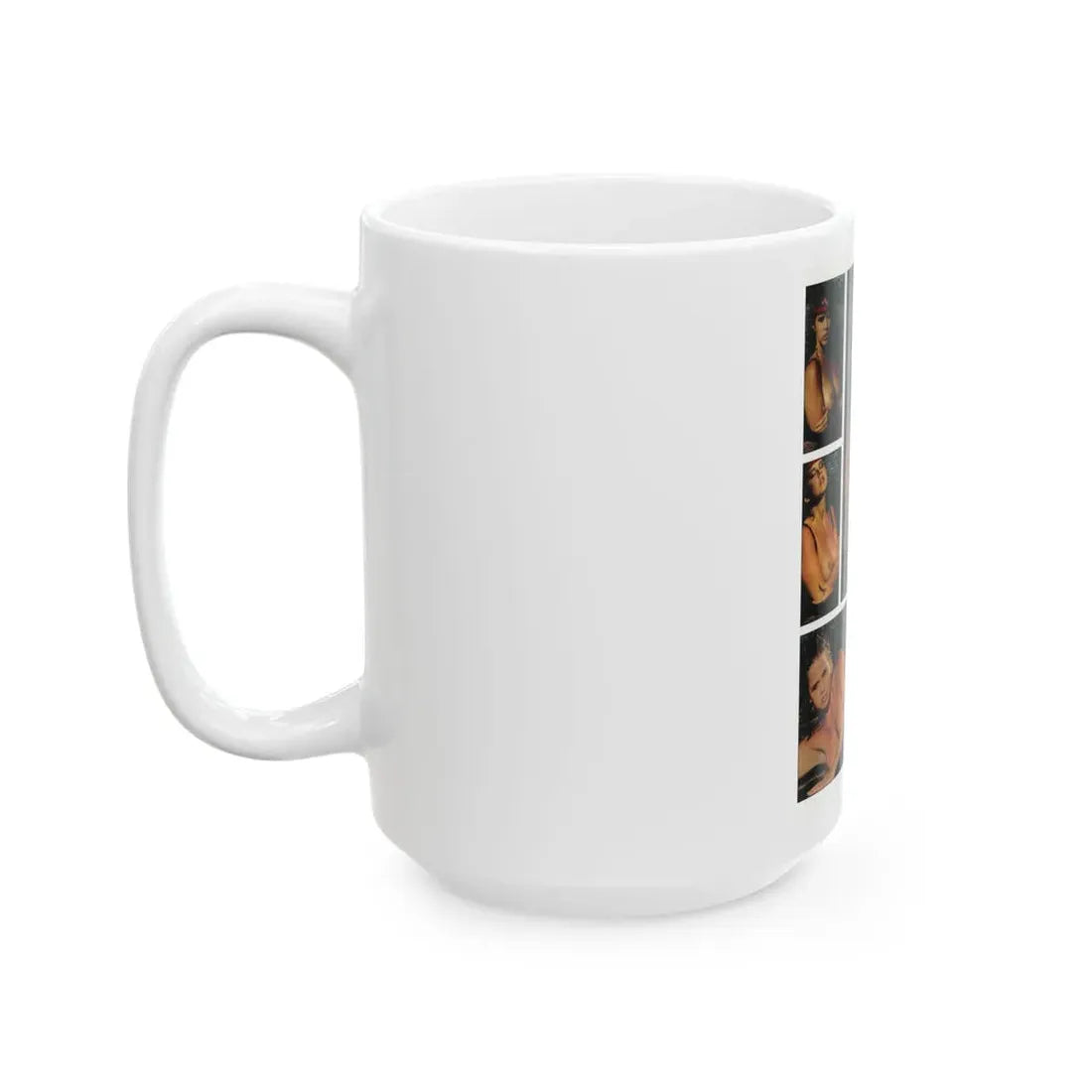 Linda Blair #302 - Celebrity Sleuth Mag. - 1 Page 4 Photos with, article (Vintage Female Icon) White Coffee Mug - Go Mug Yourself