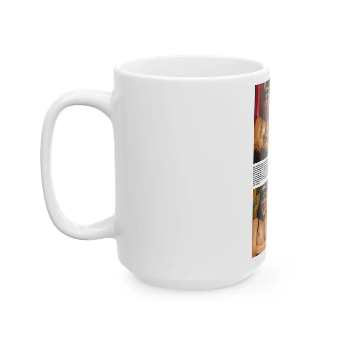 Linda Blair #303 - Celebrity Sleuth Mag. - 1 Page 4 Photos with, bold short article (Vintage Female Icon) White Coffee Mug - Go Mug Yourself