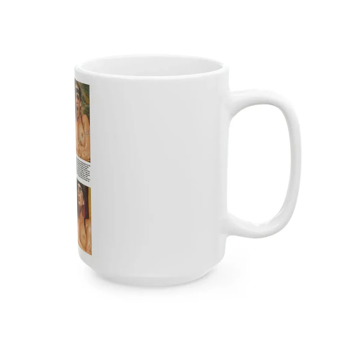 Linda Blair #303 - Celebrity Sleuth Mag. - 1 Page 4 Photos with, bold short article (Vintage Female Icon) White Coffee Mug - Go Mug Yourself