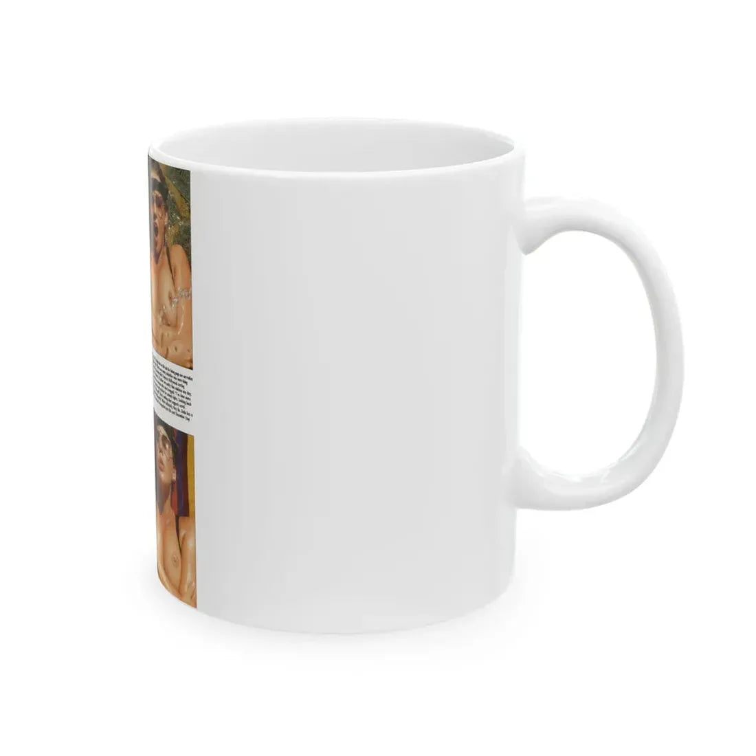 Linda Blair #303 - Celebrity Sleuth Mag. - 1 Page 4 Photos with, bold short article (Vintage Female Icon) White Coffee Mug - Go Mug Yourself