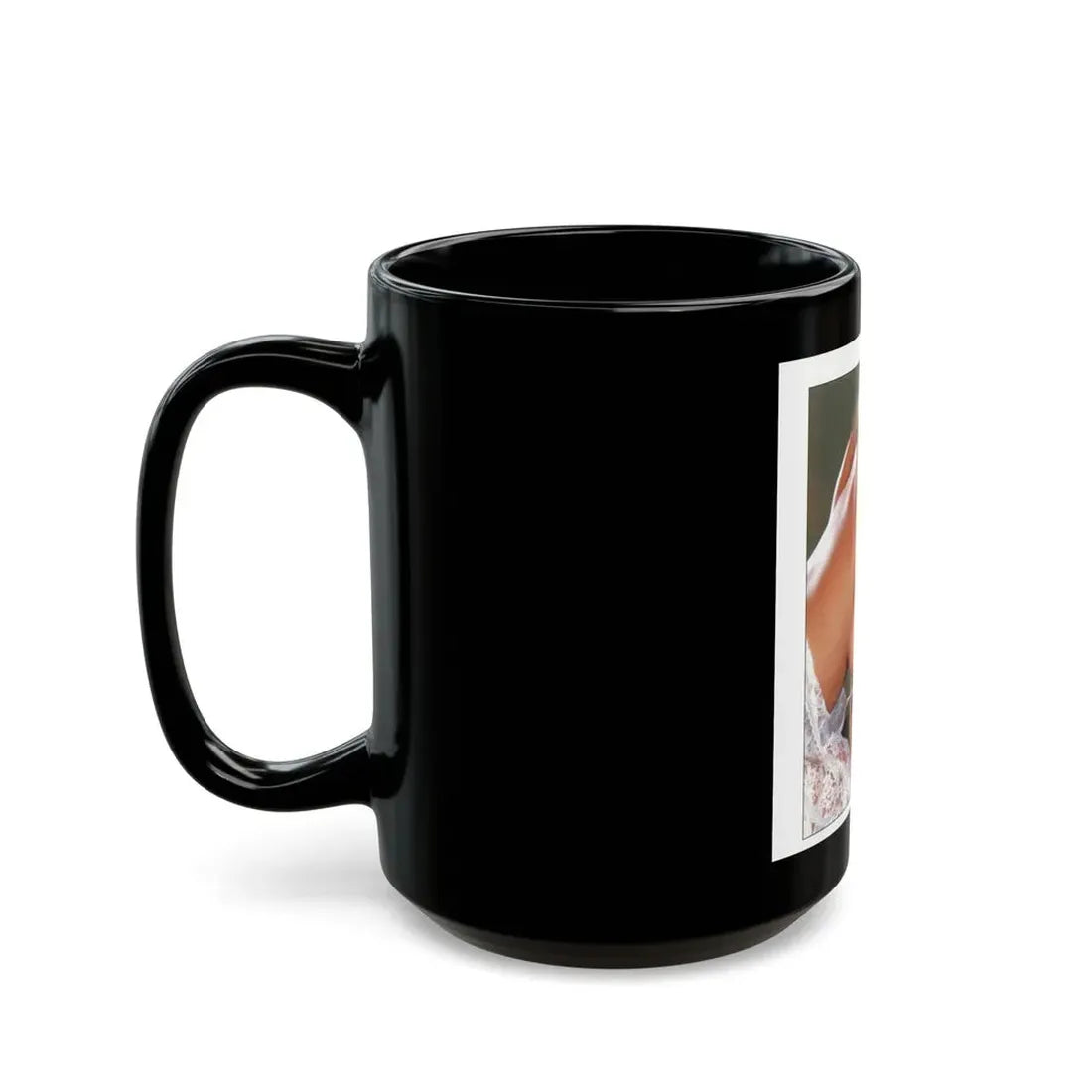 Linda Blair #304 - Celebrity Sleuth Mag. - 1 Page 1 Small Photo (Vintage Female Icon) Black Coffee Mug - Go Mug Yourself