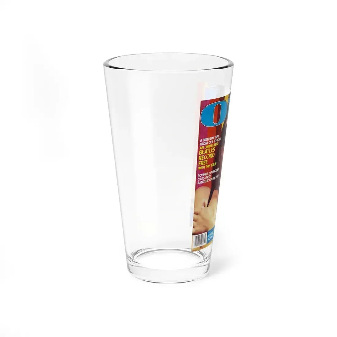 Linda Blair #312 - Linda on cover of OUI Mag. October '82, (Vintage Female Icon) Pint Glass 16oz - Go Mug Yourself