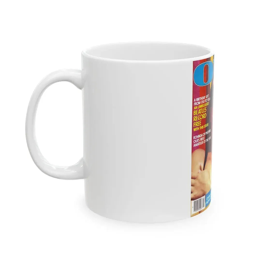 Linda Blair #312 - Linda on cover of OUI Mag. October '82, (Vintage Female Icon) White Coffee Mug - Go Mug Yourself
