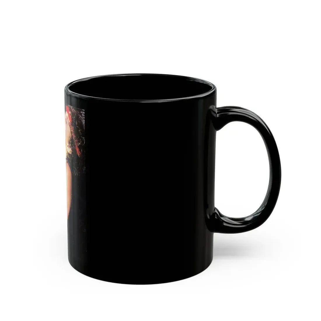 Linda Blair #321 - 1 Page, 1 Photo topless from OUI Mag. October '82 (Vintage Female Icon) Black Coffee Mug - Go Mug Yourself