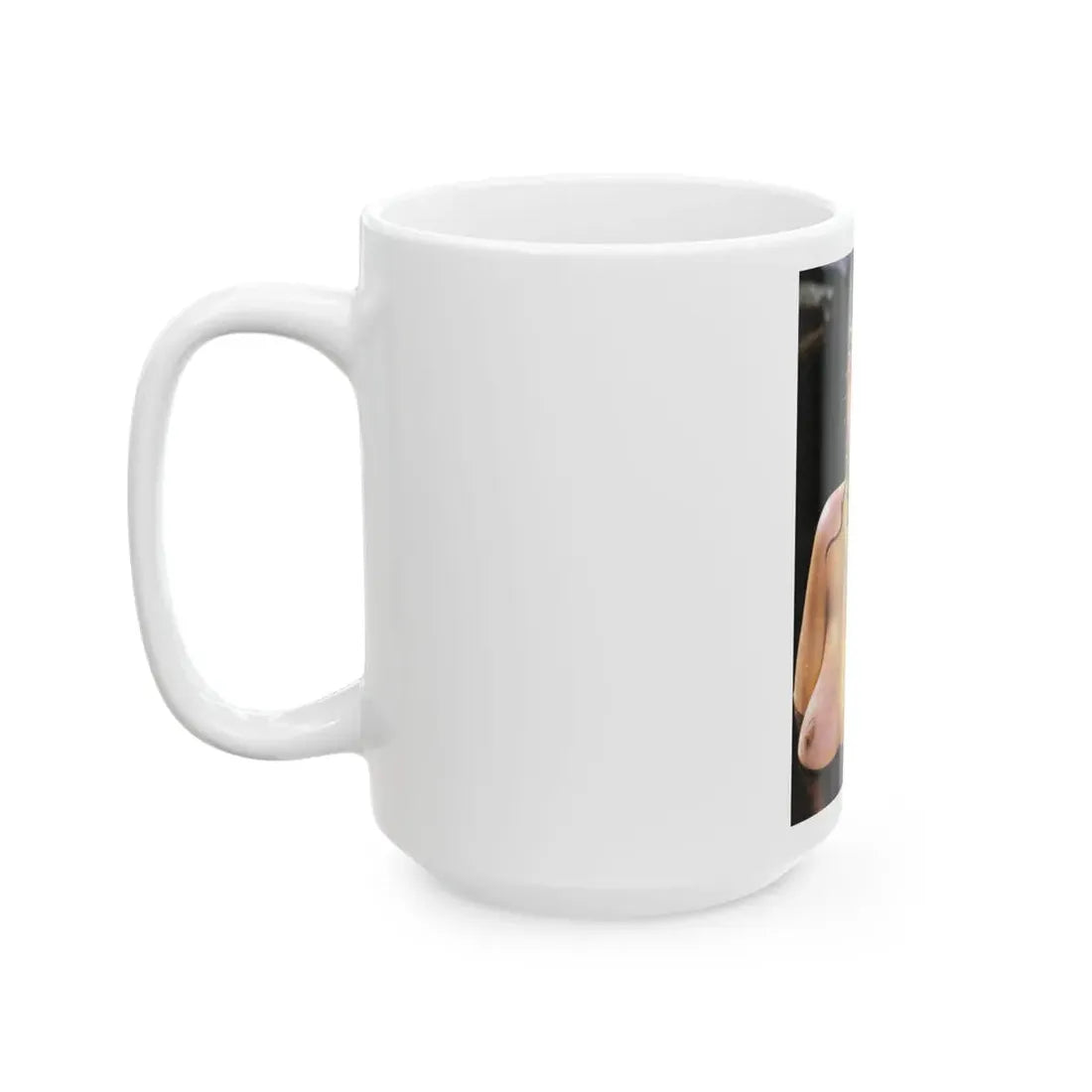 Linda Blair #323 - 1 Page, 1 Photo topless from OUI Mag. October '82 (Vintage Female Icon) White Coffee Mug - Go Mug Yourself