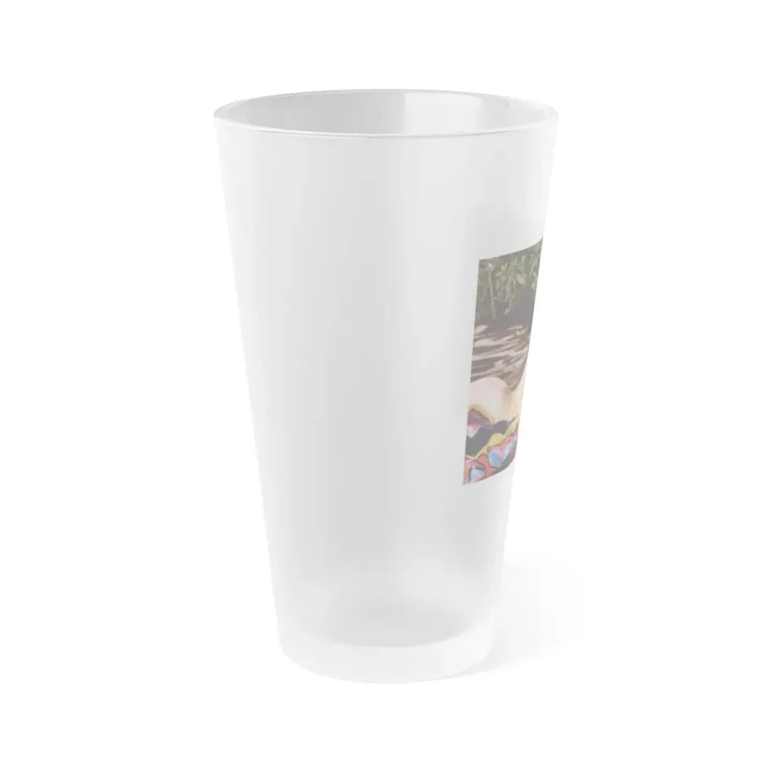 Linda Blair #364 - Topless (Vintage Female Icon) Frosted Pint Glass 16oz - Go Mug Yourself