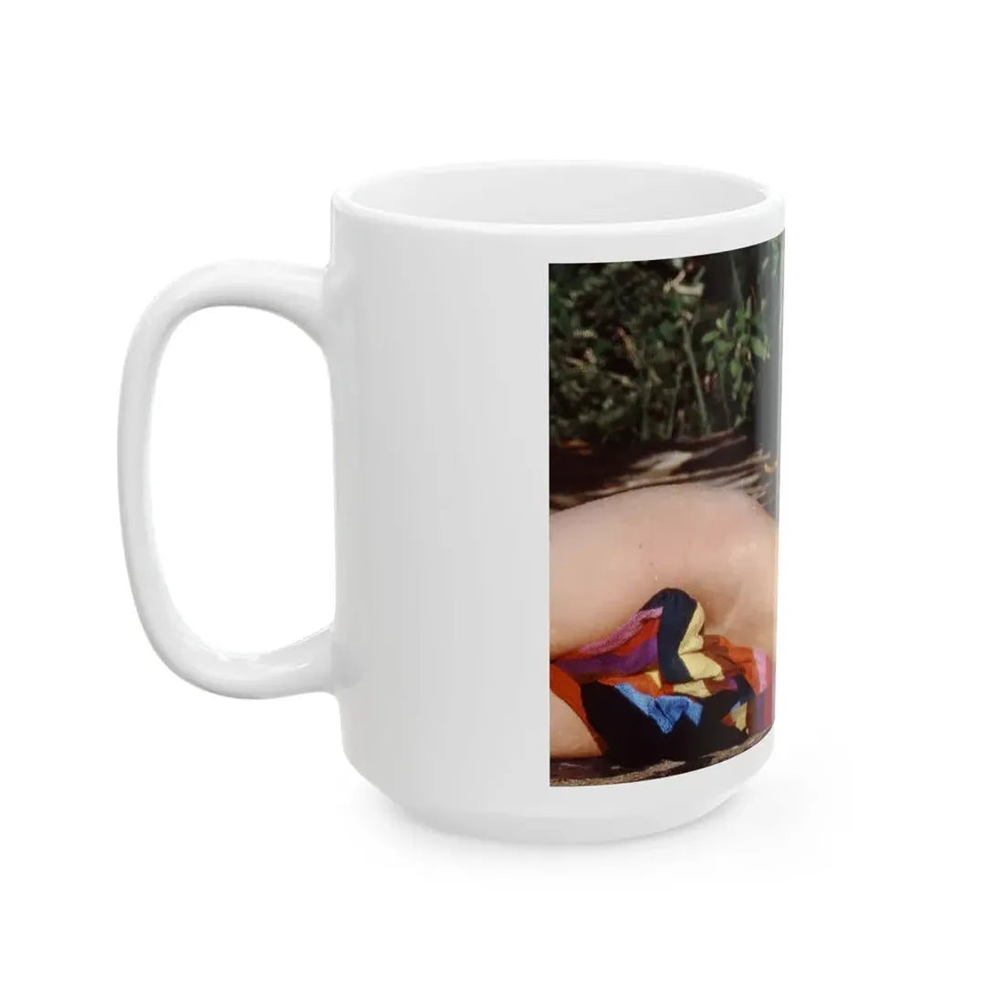 Linda Blair #366 - Topless (Vintage Female Icon) White Coffee Mug - Go Mug Yourself