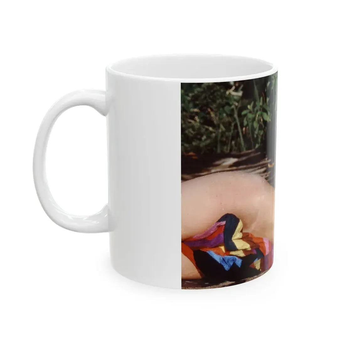 Linda Blair #366 - Topless (Vintage Female Icon) White Coffee Mug - Go Mug Yourself