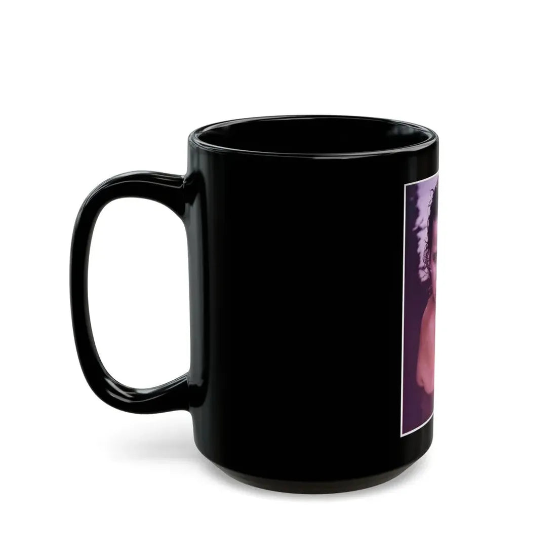 Linda Blair #368 - Underwater & Topless 1 (Vintage Female Icon) Black Coffee Mug - Go Mug Yourself