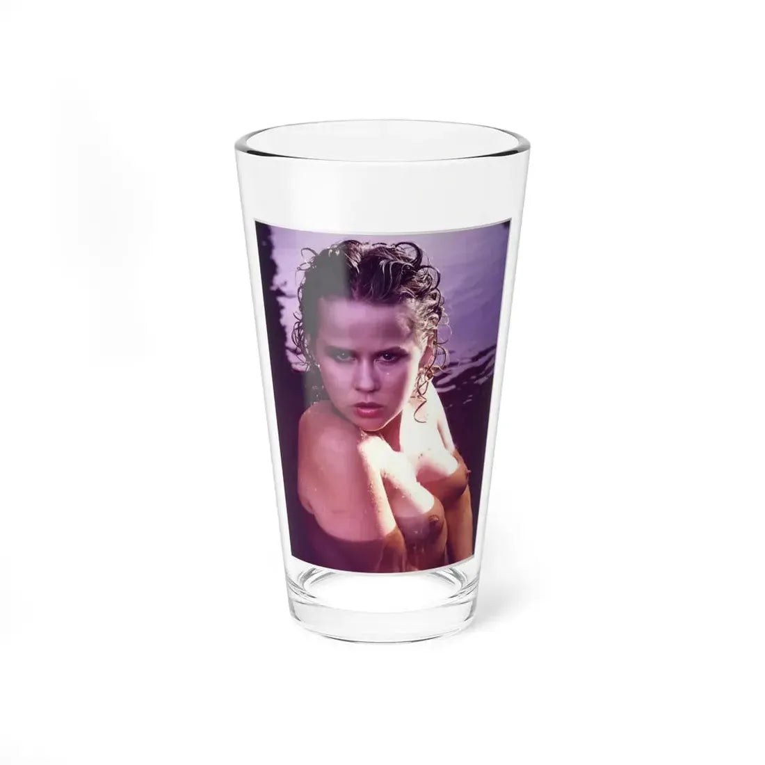 Linda Blair #368 - Underwater & Topless 1 (Vintage Female Icon) Pint Glass 16oz 16oz - Go Mug Yourself