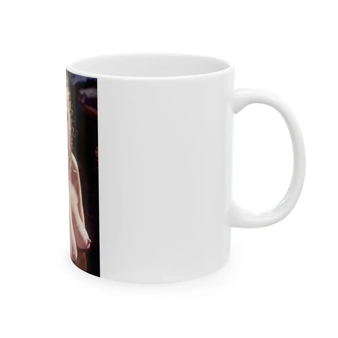 Linda Blair #369 - Underwater & Topless (Vintage Female Icon) White Coffee Mug - Go Mug Yourself