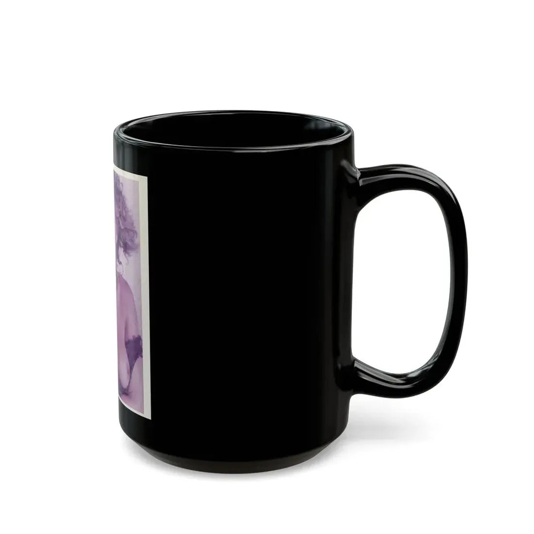 Linda Blair #61 - Topless (Vintage Female Icon) Black Coffee Mug - Go Mug Yourself
