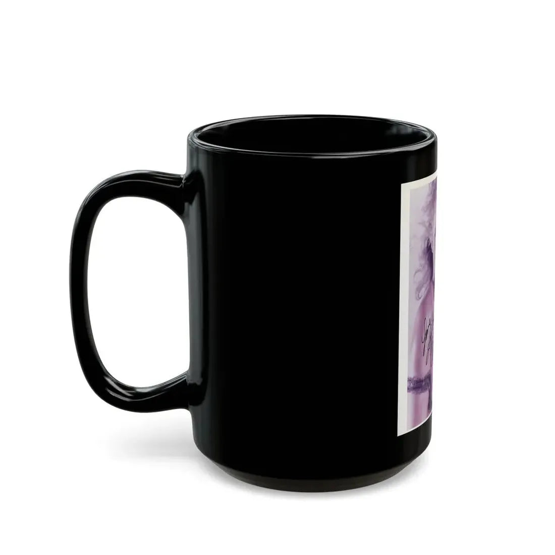 Linda Blair #61 - Topless (Vintage Female Icon) Black Coffee Mug - Go Mug Yourself