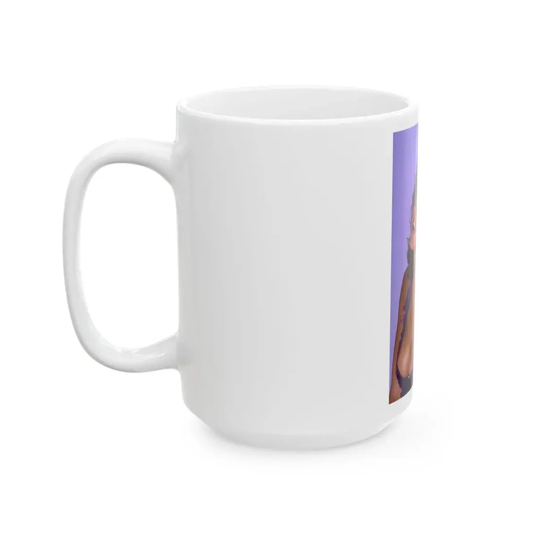 Linda Blair #90 - Partially Topless (Vintage Female Icon) White Coffee Mug - Go Mug Yourself