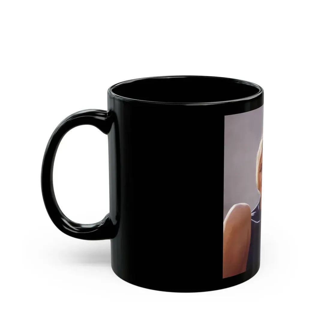 Linda Gaye Scott #09 (Vintage Female Icon) Black Coffee Mug - Go Mug Yourself