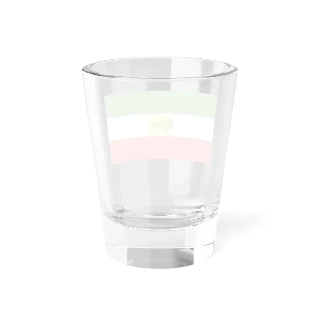 Lion and Sun Tricolor Flag (Iran) Shot Glass 1.5oz - Go Mug Yourself