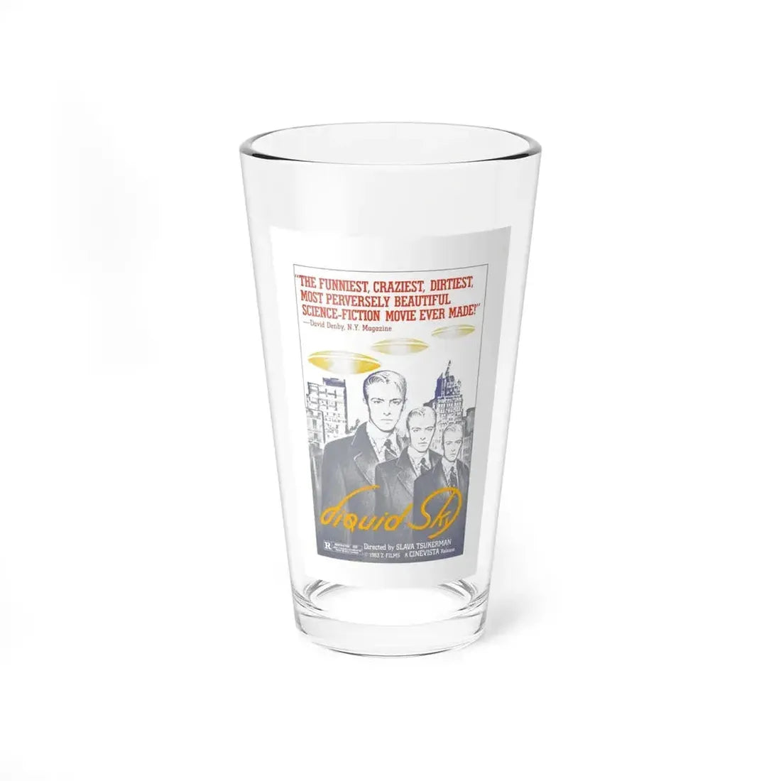 LIQUID SKY (2) 1982 Movie Poster - Pint Glass 16oz 16oz - Go Mug Yourself