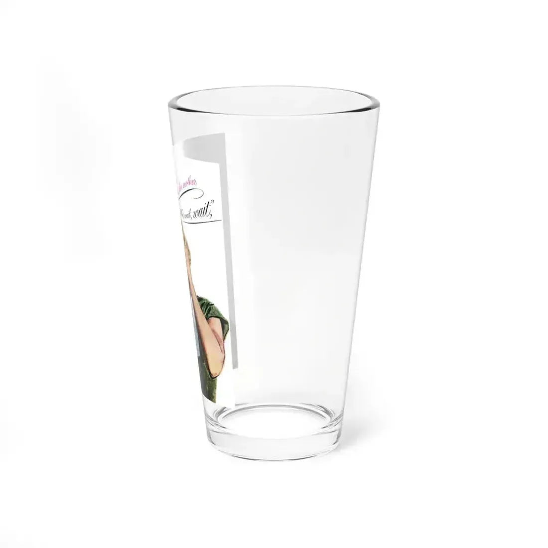 Listening Heart, Today's Woman magazine, November 1949 - Pint Glass 16oz - Go Mug Yourself