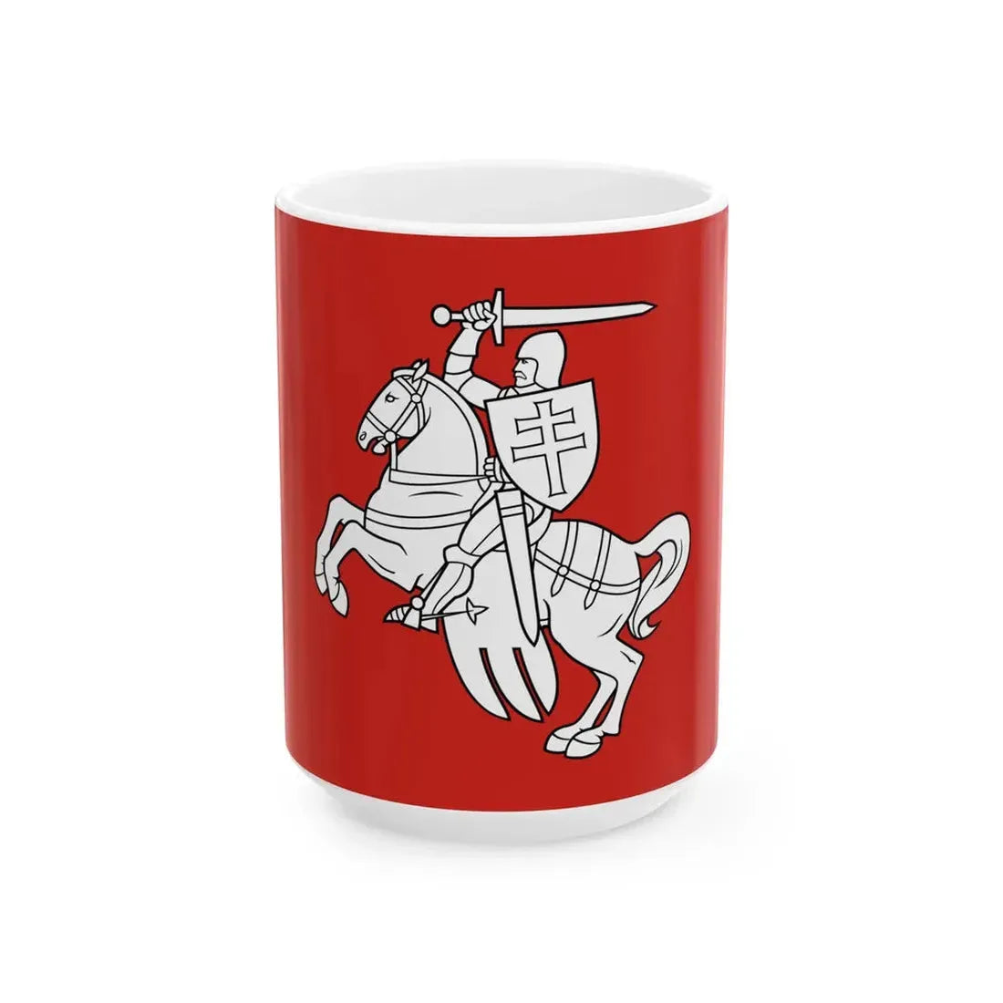 Lithuania 1918 (Lithuania) White Coffee Mug 15oz - Go Mug Yourself
