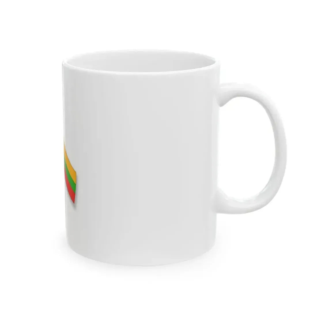 Lithuania and Myanmar ribbon (Lithuania) White Coffee Mug - Go Mug Yourself