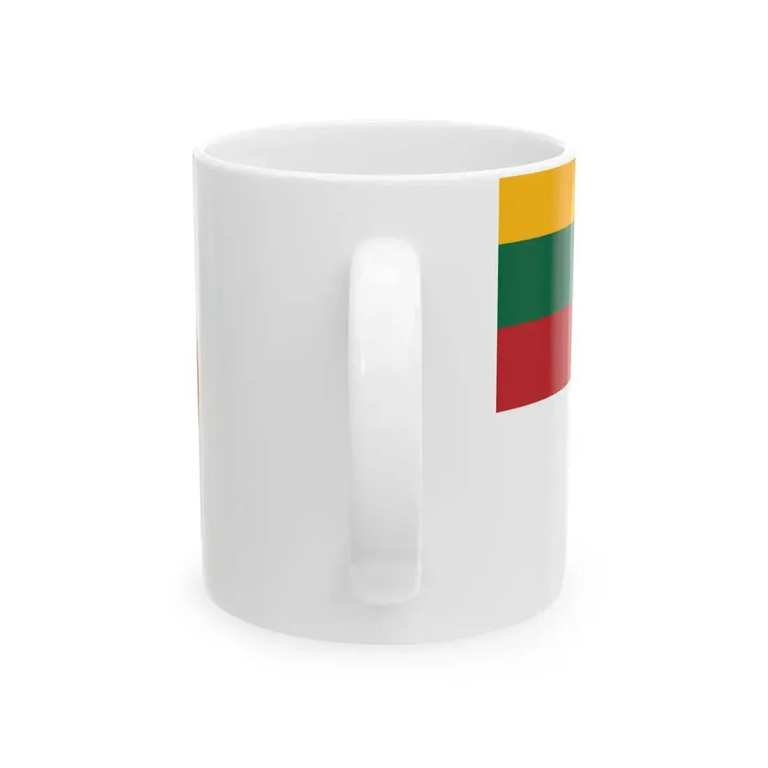 Lithuanian Minister of Defences flag (Lithuania) White Coffee Mug - Go Mug Yourself