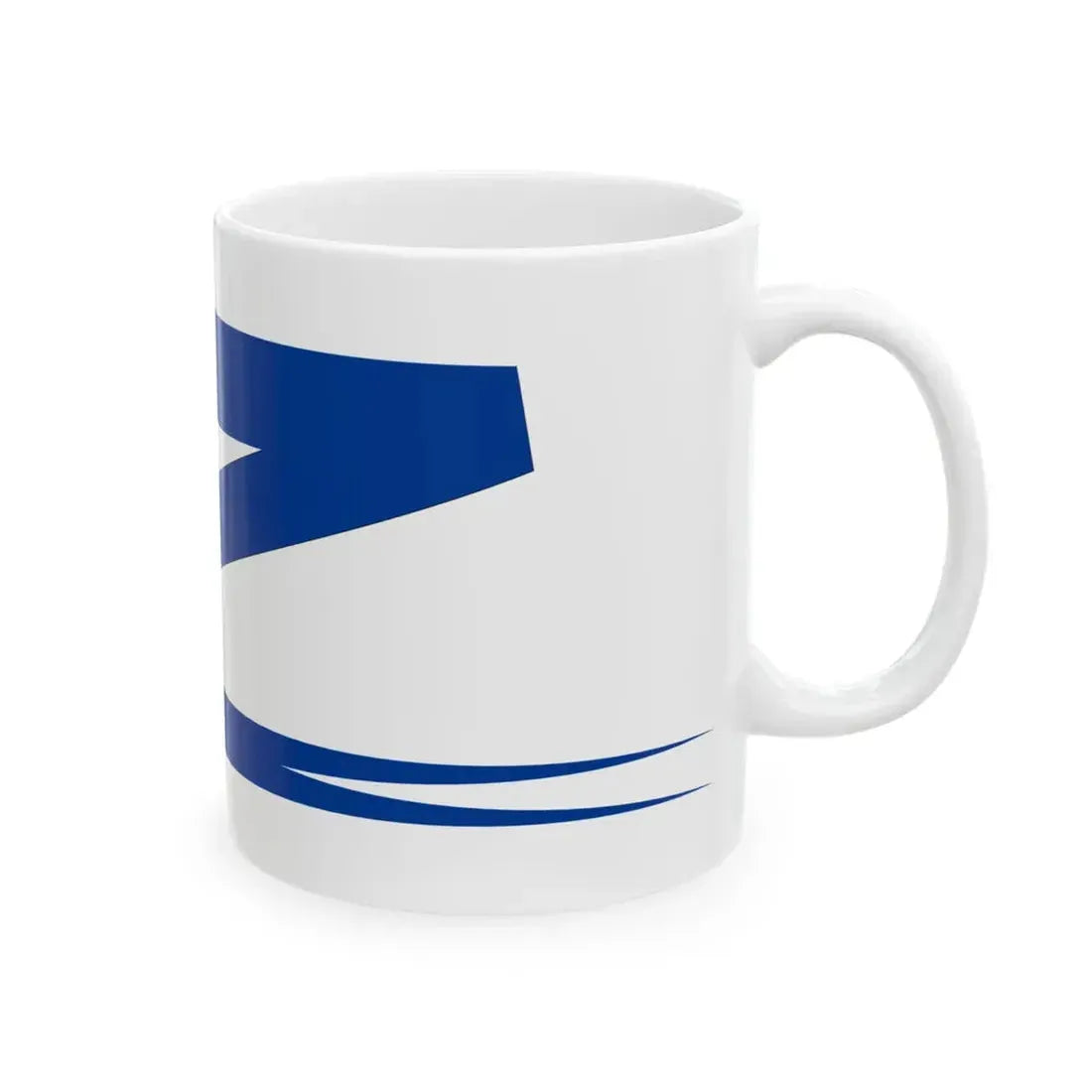 Lithuanian Naval pennant (Lithuania) White Coffee Mug - Go Mug Yourself