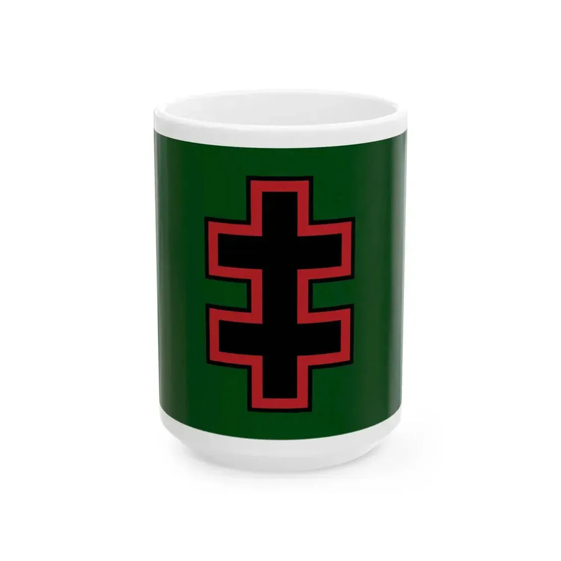 Lithuanian Special Operation Force Flag (Lithuania) White Coffee Mug 15oz - Go Mug Yourself