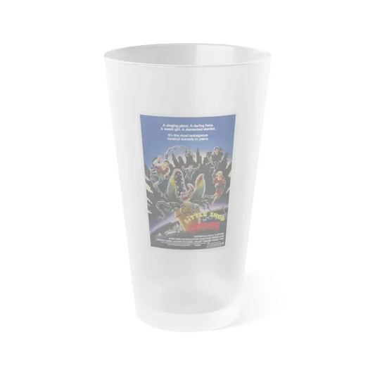 LITTLE SHOP OF HORRORS 1986 Movie Poster - Frosted Pint Glass 16oz 16oz Frosted - Go Mug Yourself