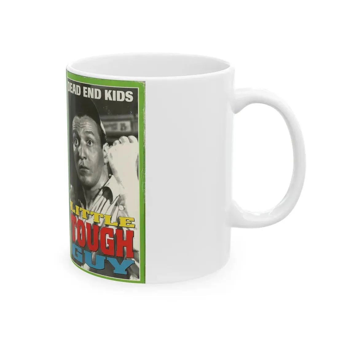 LITTLE TOUGH GUY (VHS COVER) - White Coffee Mug - Go Mug Yourself