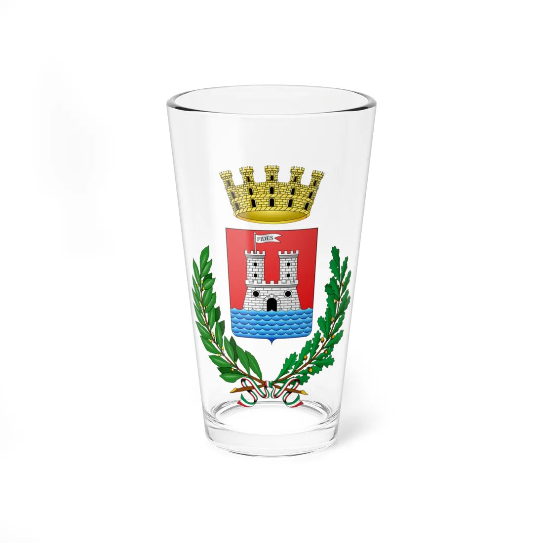Livorno-Stemma (Italy) (Coat of Arms) Pint Glass 16oz 16oz - Go Mug Yourself