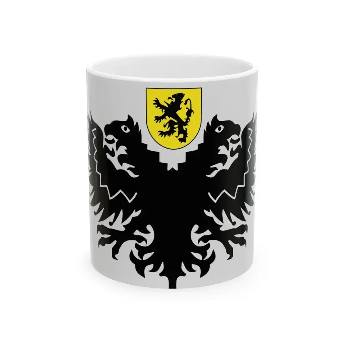 Lo-Reninge vlag (Belgium) White Coffee Mug 11oz - Go Mug Yourself