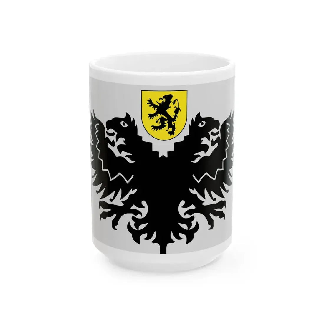 Lo-Reninge vlag (Belgium) White Coffee Mug 15oz - Go Mug Yourself