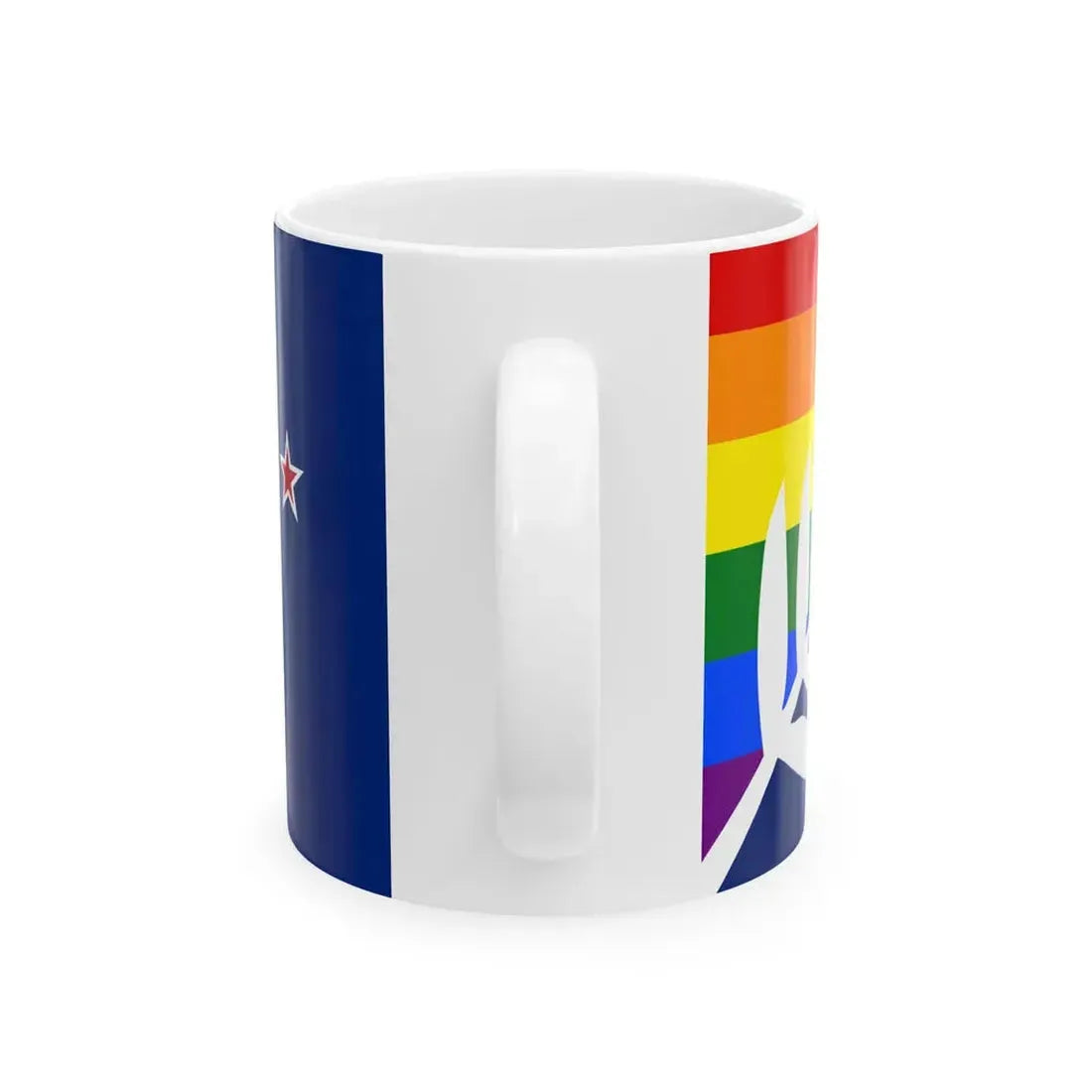 Lockwood New Zealand LGBT Flag (New Zealand) White Coffee Mug - Go Mug Yourself