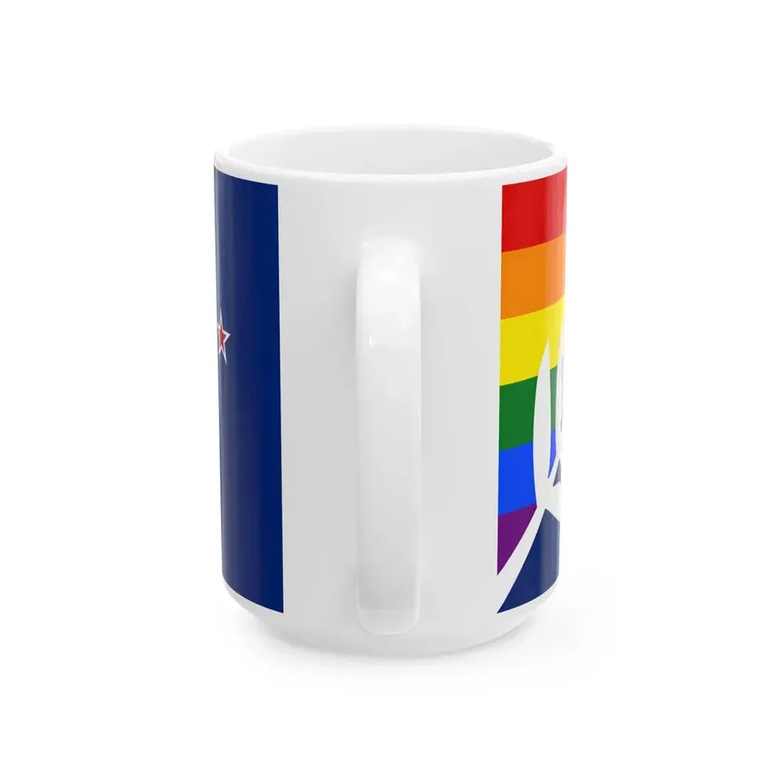 Lockwood New Zealand LGBT Flag (New Zealand) White Coffee Mug - Go Mug Yourself