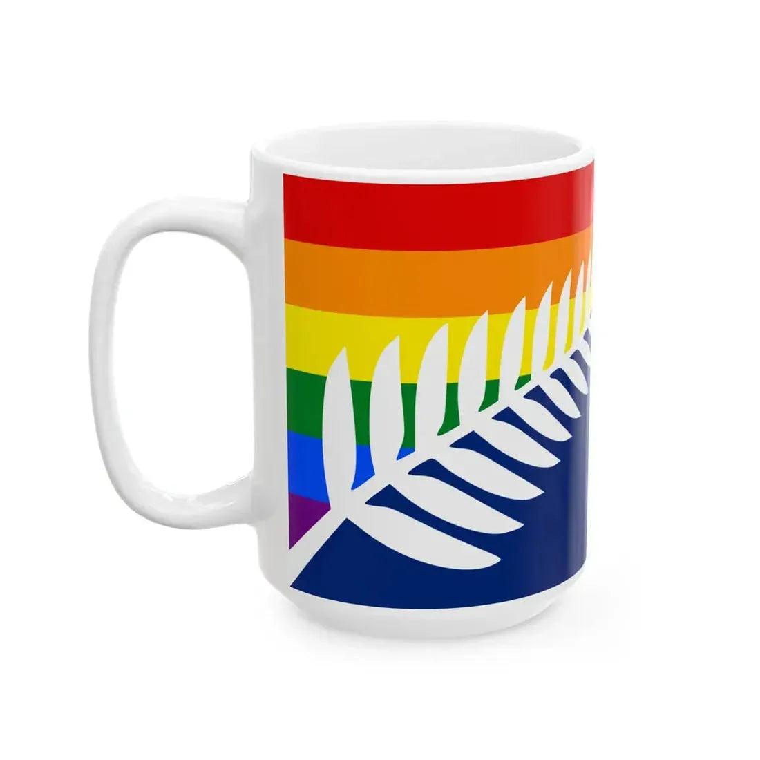Lockwood New Zealand LGBT Flag (New Zealand) White Coffee Mug - Go Mug Yourself