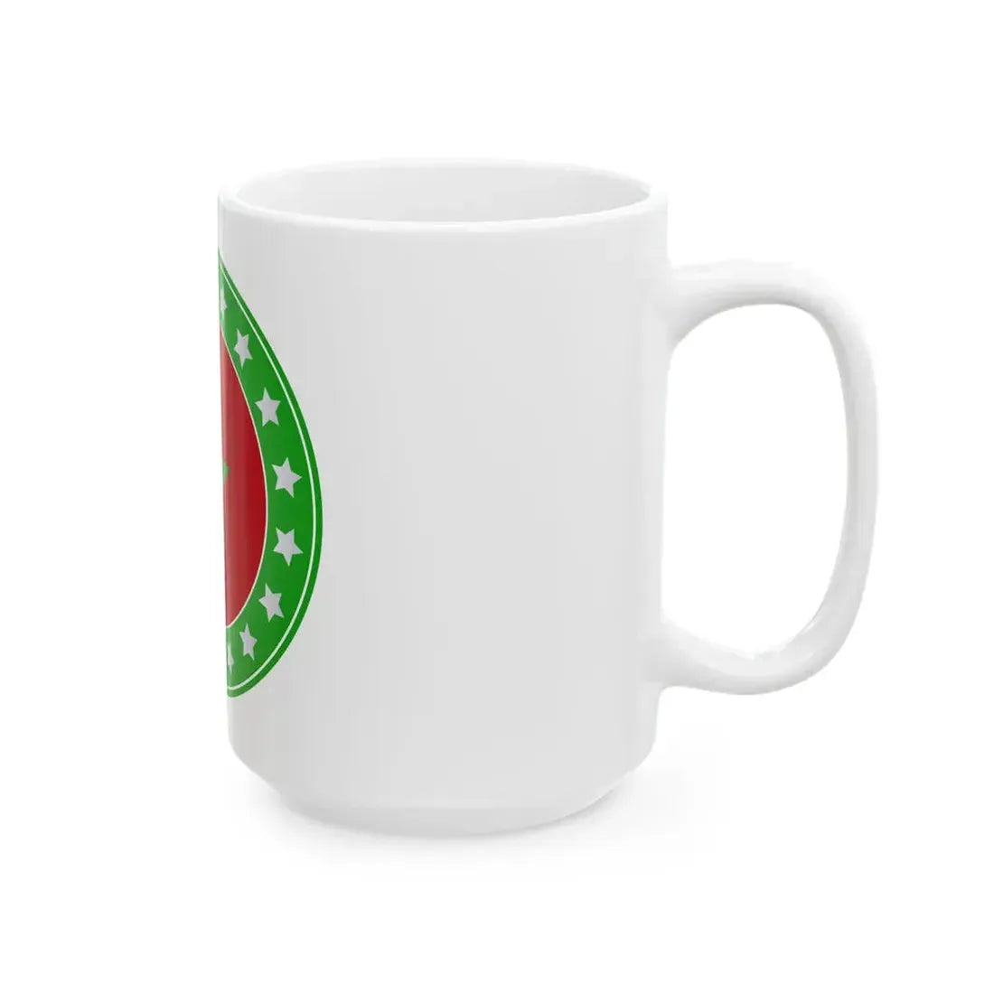 Logo Flag Morocco (Morocco) White Coffee Mug - Go Mug Yourself