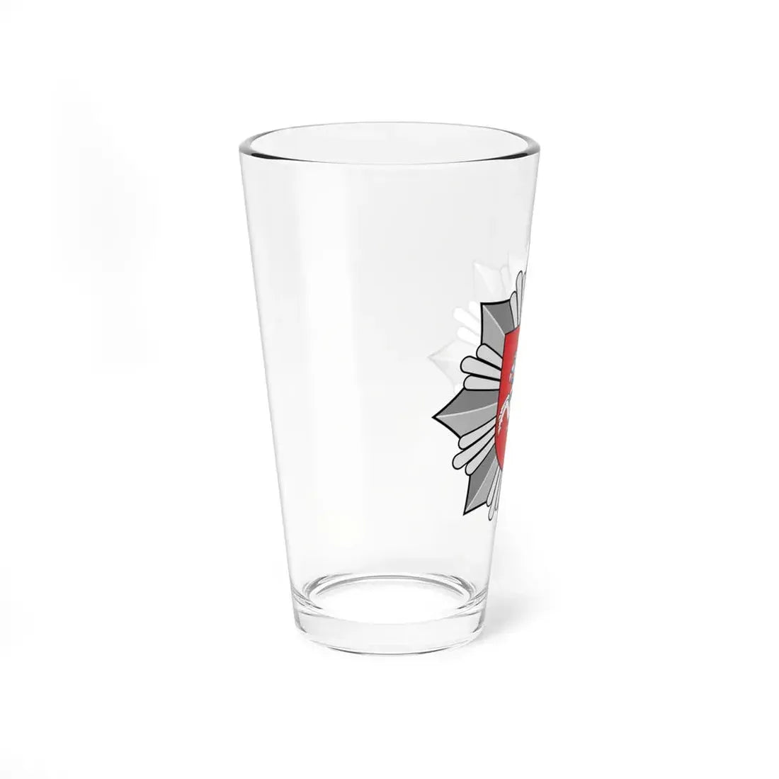 Logo of the Police of Lithuania - Pint Glass 16oz - Go Mug Yourself
