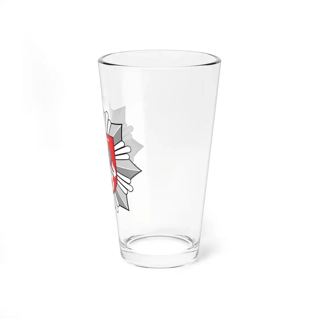 Logo of the Police of Lithuania - Pint Glass 16oz - Go Mug Yourself