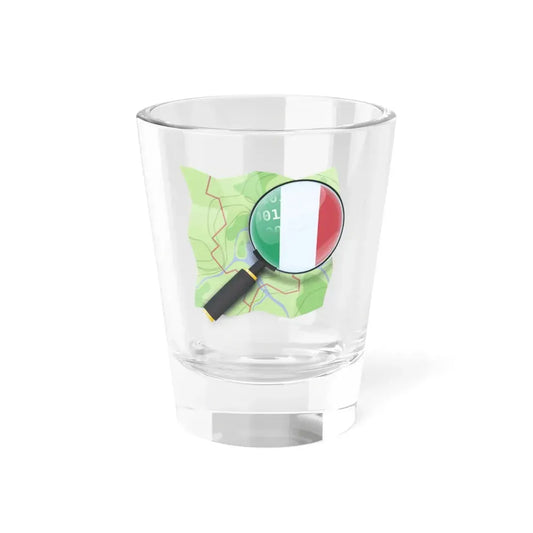 Logo OSM Italy Flag (Italy) Shot Glass 1.5oz 1.5oz - Go Mug Yourself