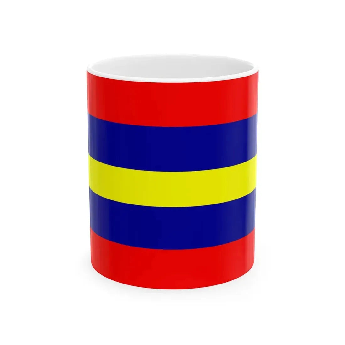 Loja Flag (Ecuador) White Coffee Mug 11oz - Go Mug Yourself