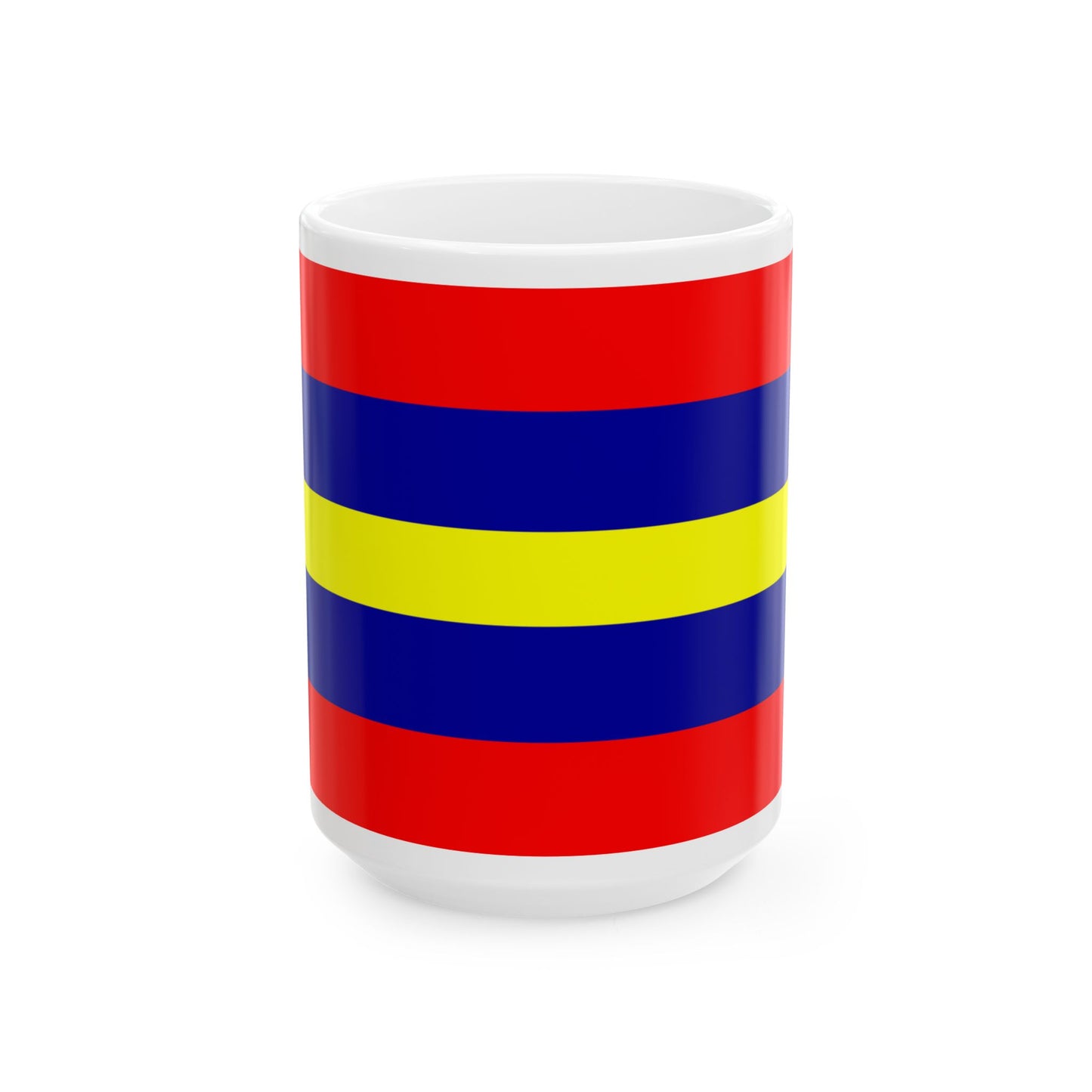 Loja Flag (Ecuador) White Coffee Mug-15oz-Go Mug Yourself
