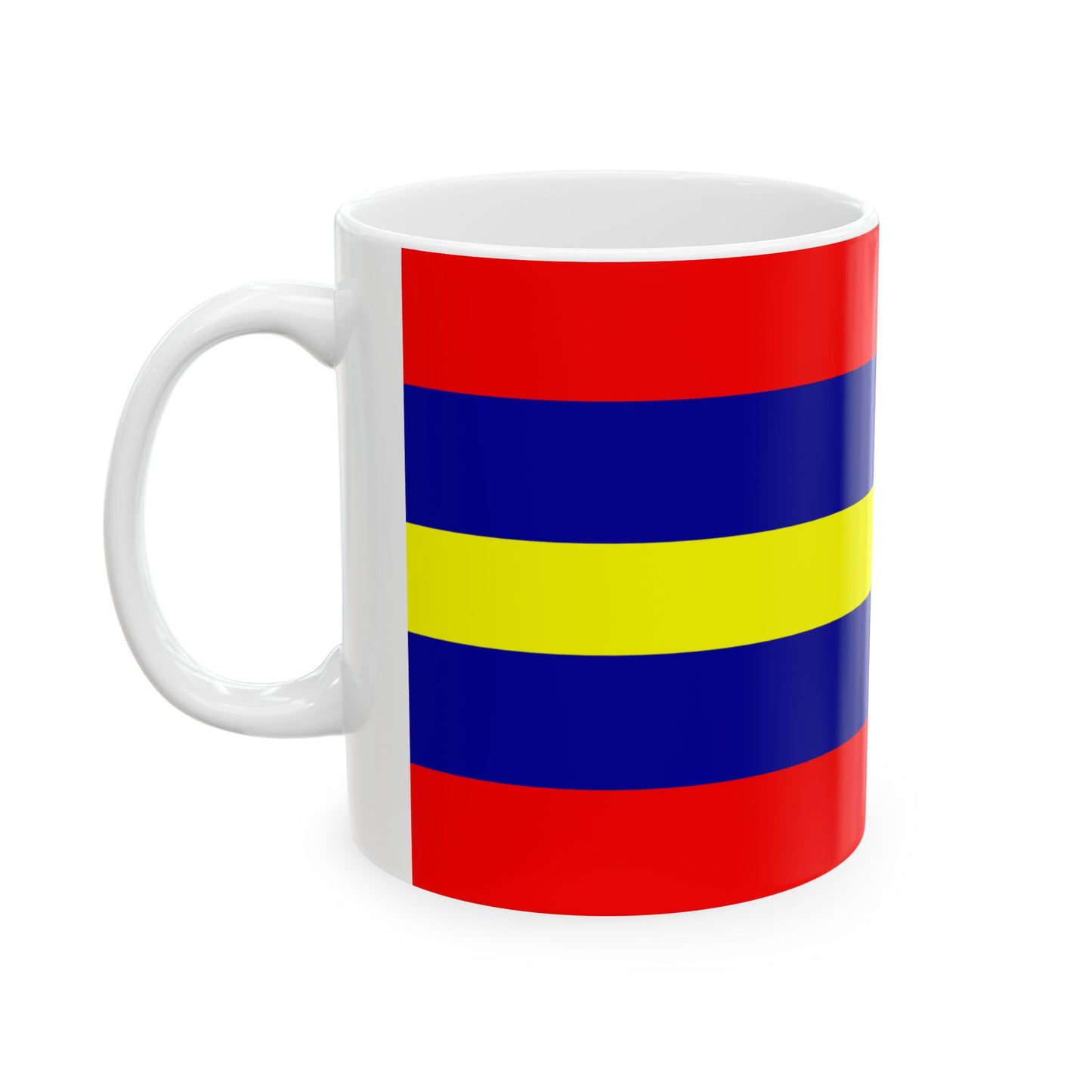 Loja Flag (Ecuador) White Coffee Mug-Go Mug Yourself