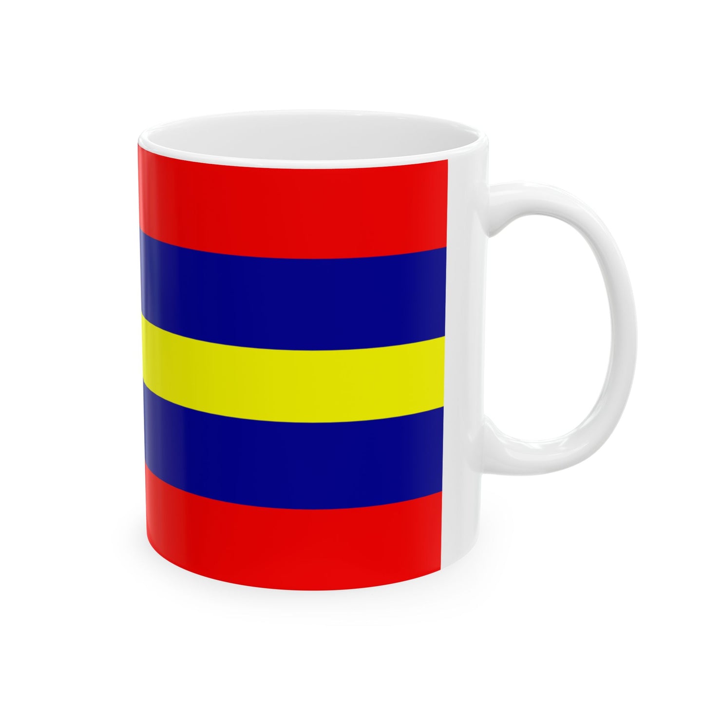 Loja Flag (Ecuador) White Coffee Mug-Go Mug Yourself