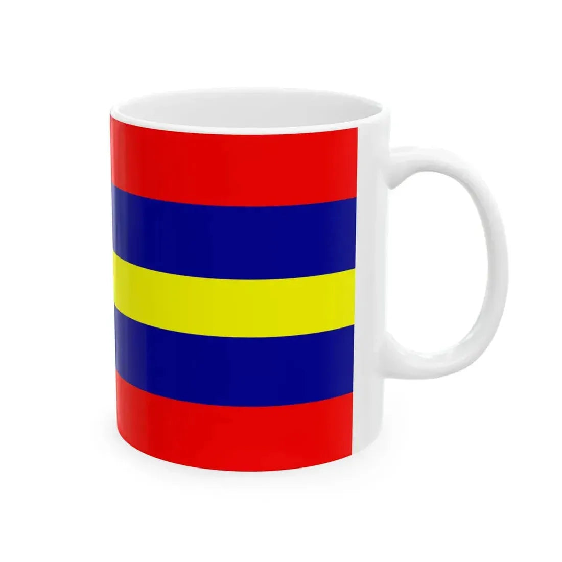 Loja Flag (Ecuador) White Coffee Mug - Go Mug Yourself